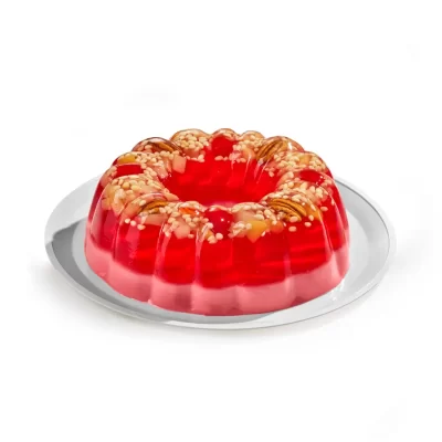 Gelatina de Agua y Leche con Frutos y Semillas