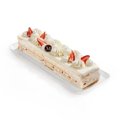 Pastel de Tres Leches con Fresa y Nuez