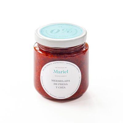 Mermelada de fresa con chía